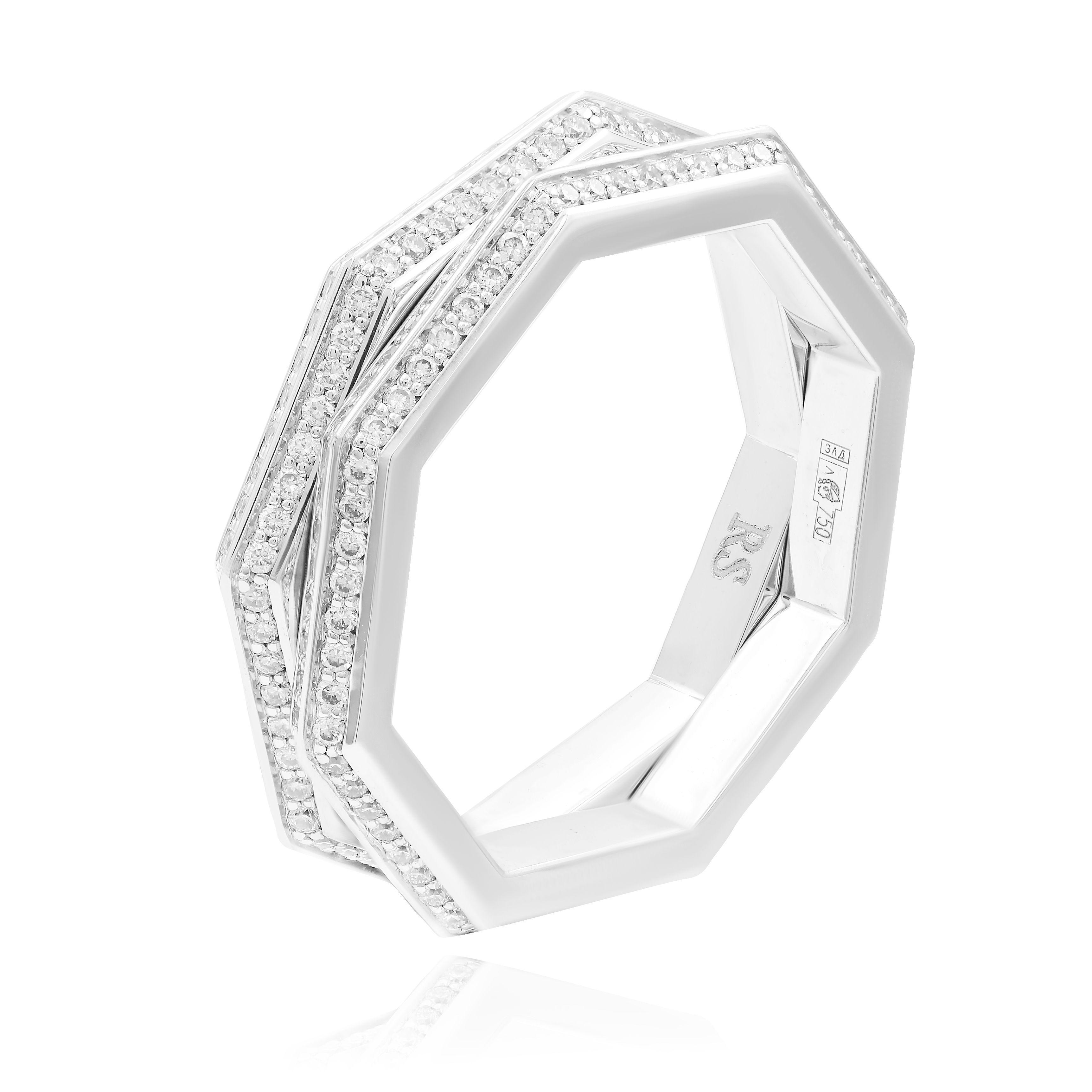 Кольцо из белого золота с бриллиантами, арт. 54423 из коллекции RENDEZ ...