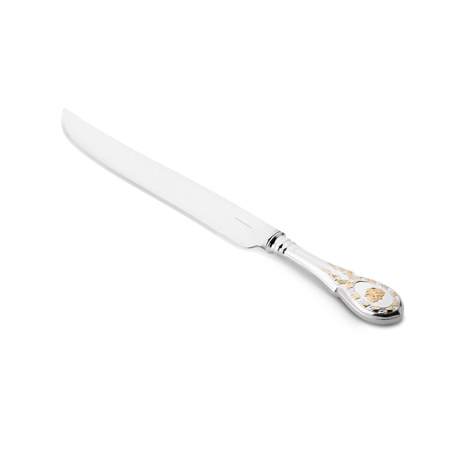 Нож для мясных блюд из серебра 