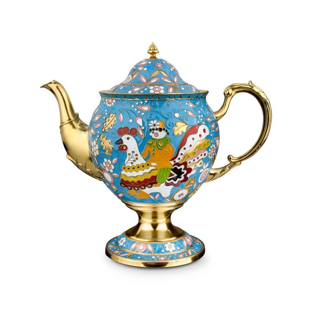 Чайник из серебра