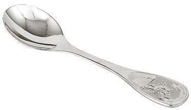Ложка чайная из серебра 