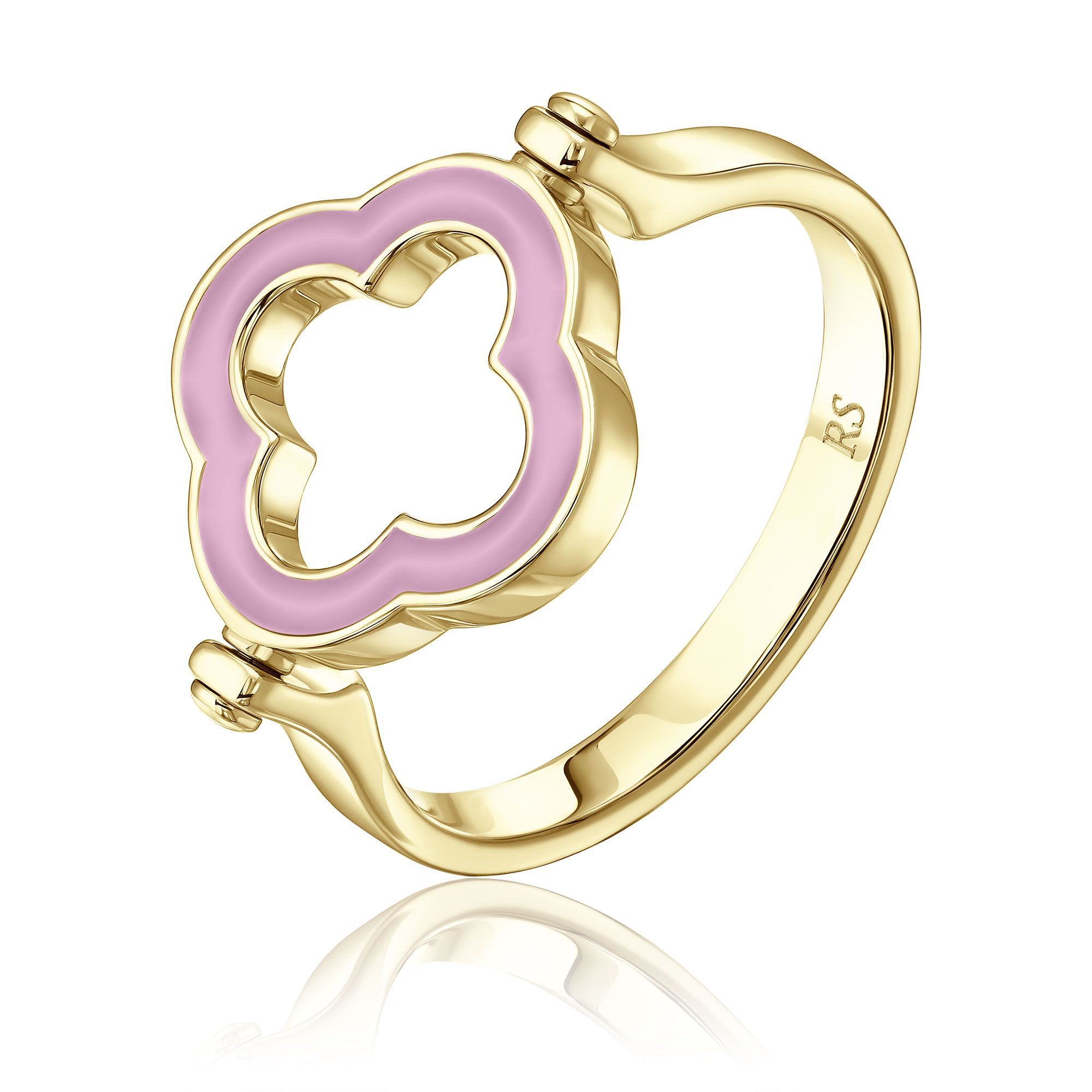 Кольцо из желтого золота с бриллиантами