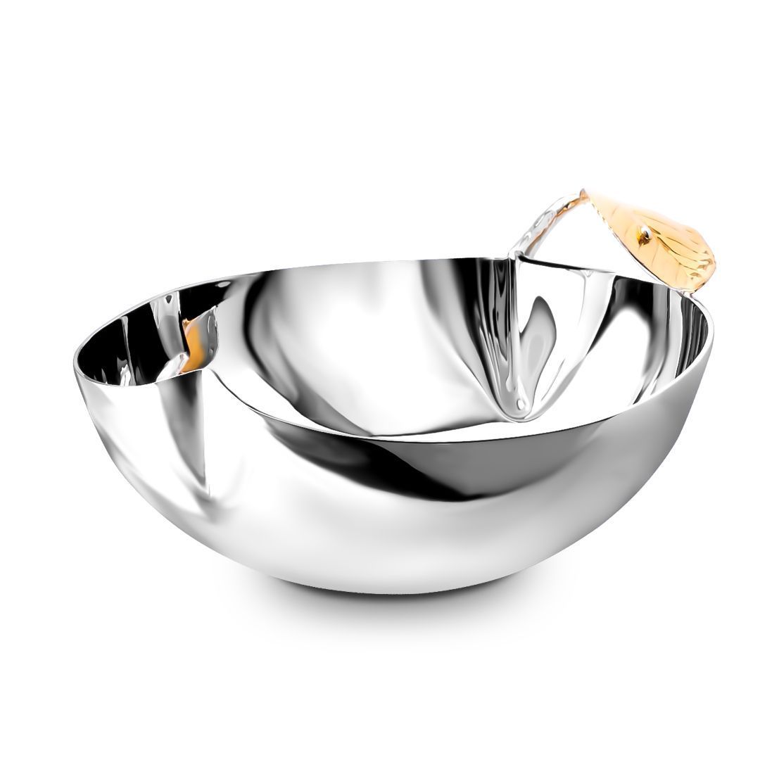 Ваза «Яблоко» из серебра