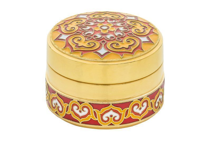 Шкатулка «Осень» из серебра