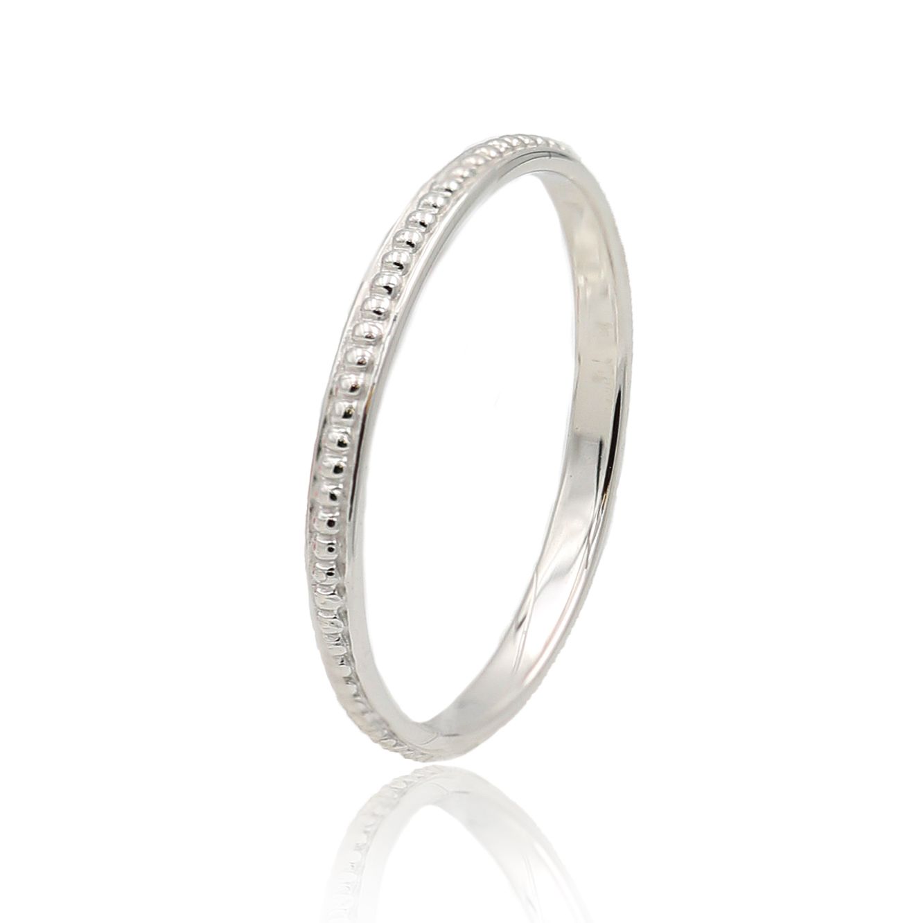 Кольцо из белого золота