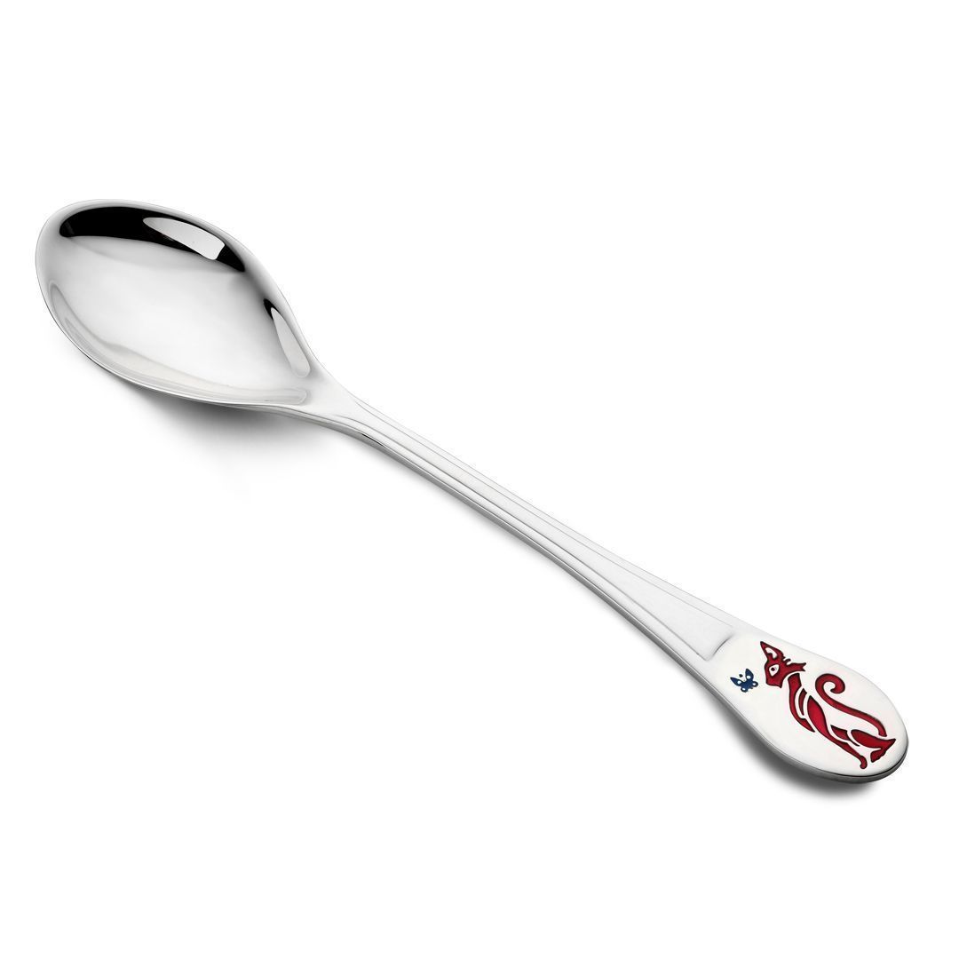 Ложка детская из серебра