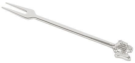 Вилка для канапе из серебра