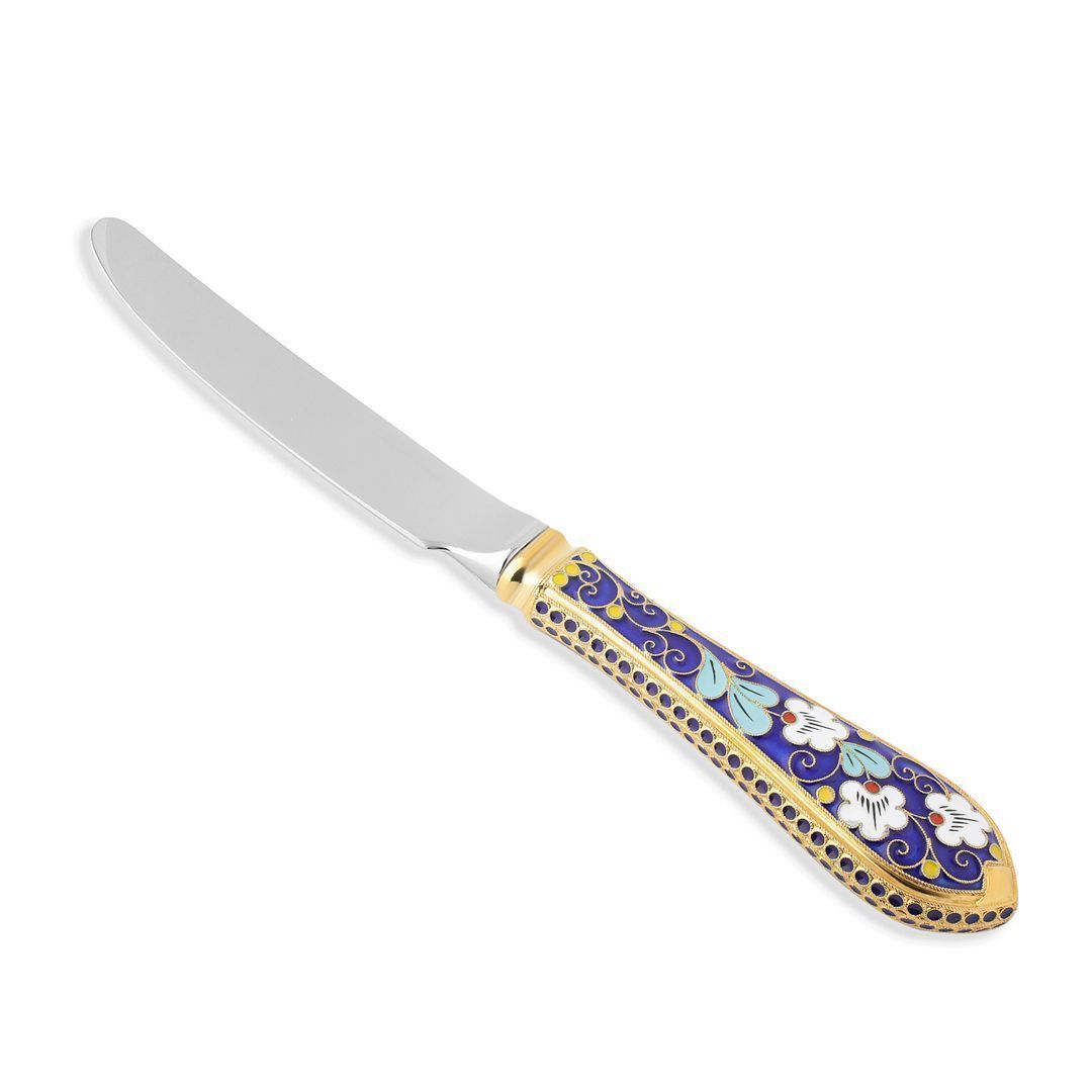 Нож десертный из серебра 