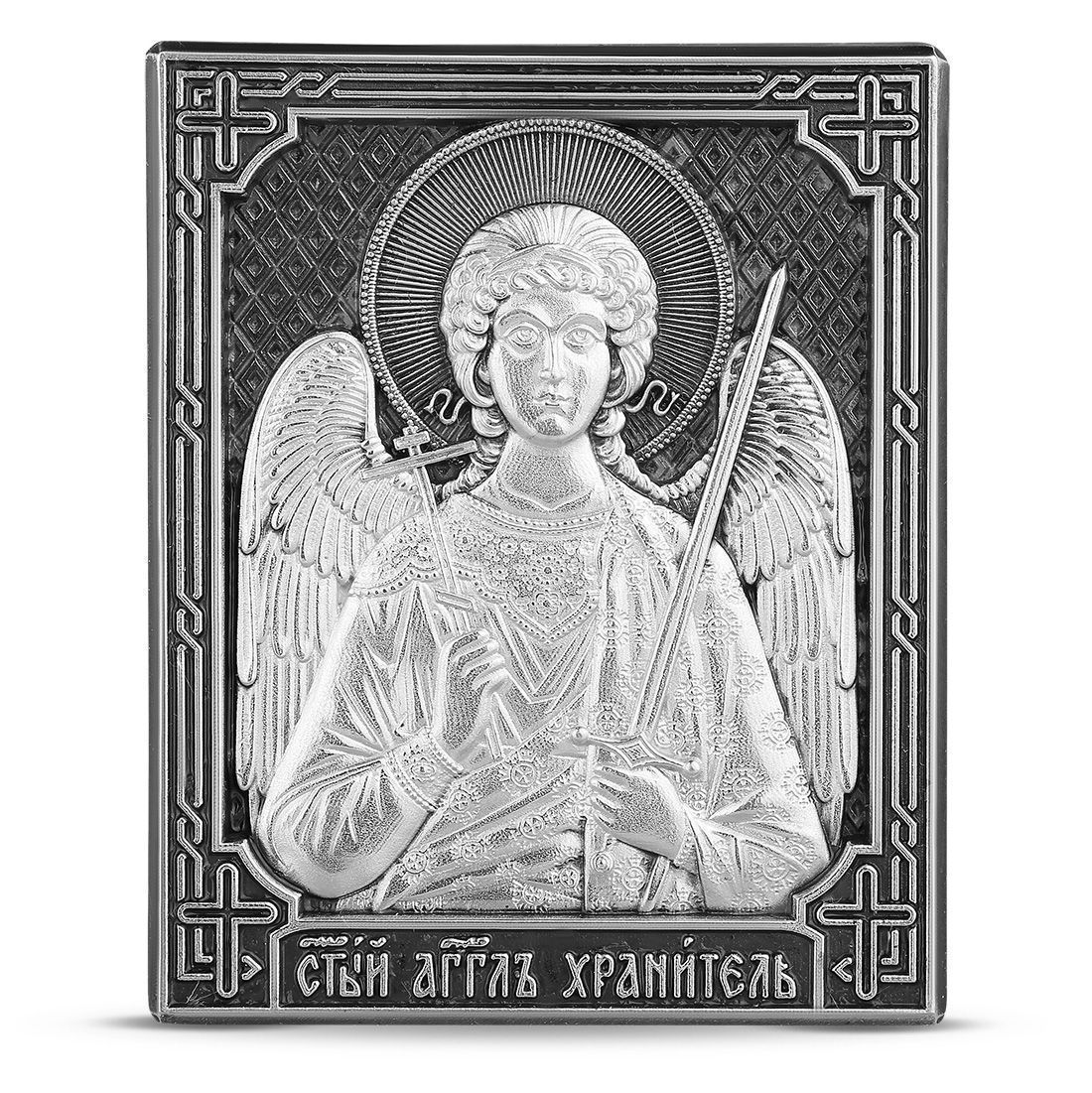 Икона «Ангел-Хранитель» из меди