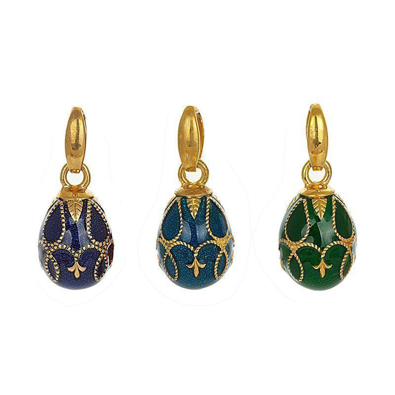 Подвеска яйцо из серебра 