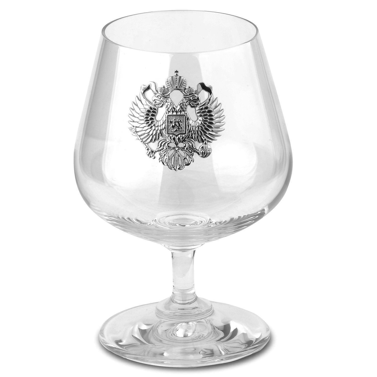 Бокал для коньяка из серебра