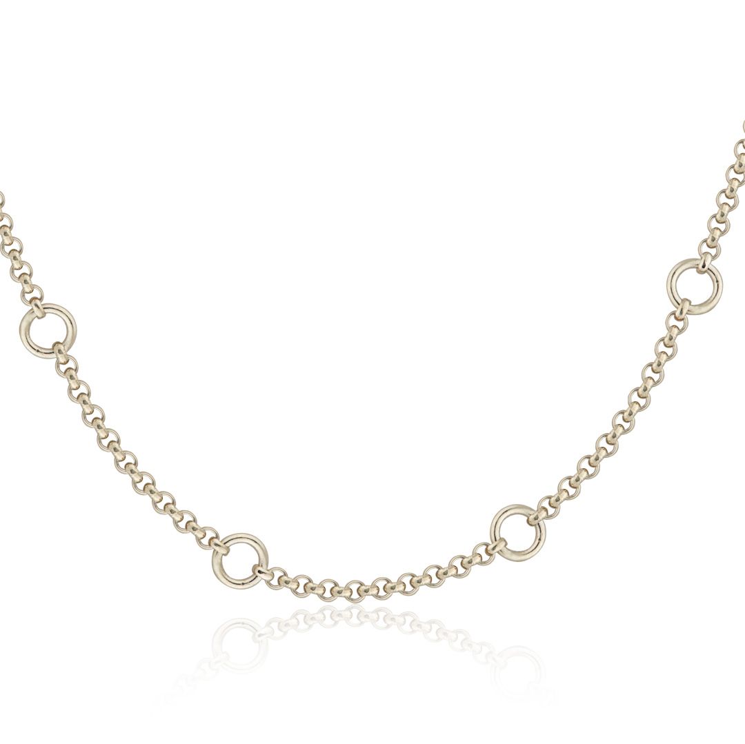 Колье из белого золота