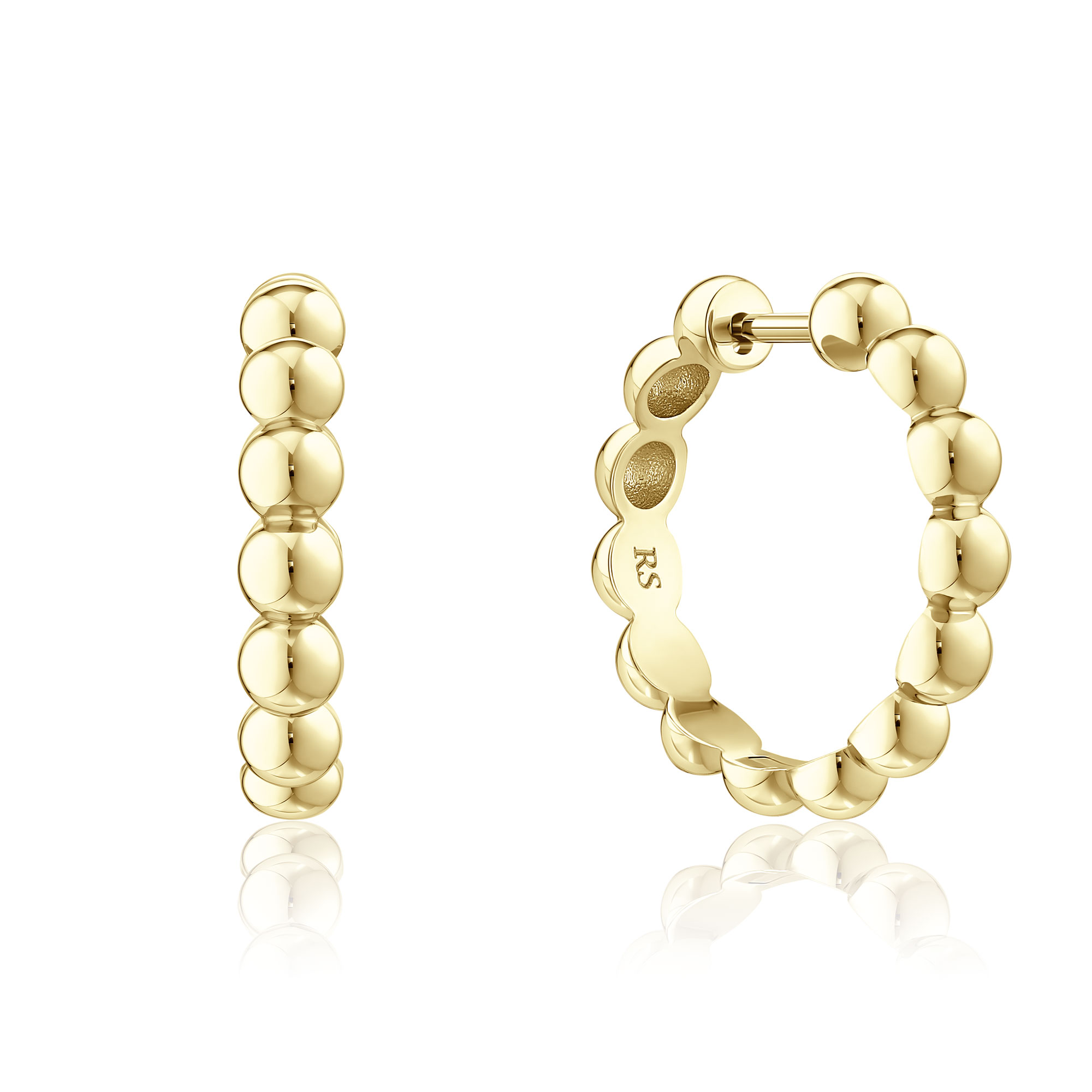 Серьги из желтого золота 