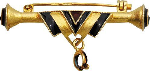 Брошь из серебра