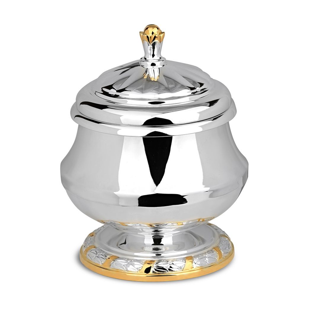Икорница из серебра