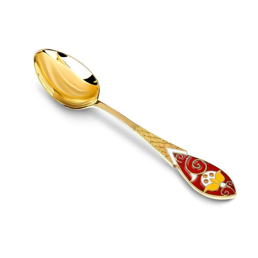 Ложка кофейная из серебра