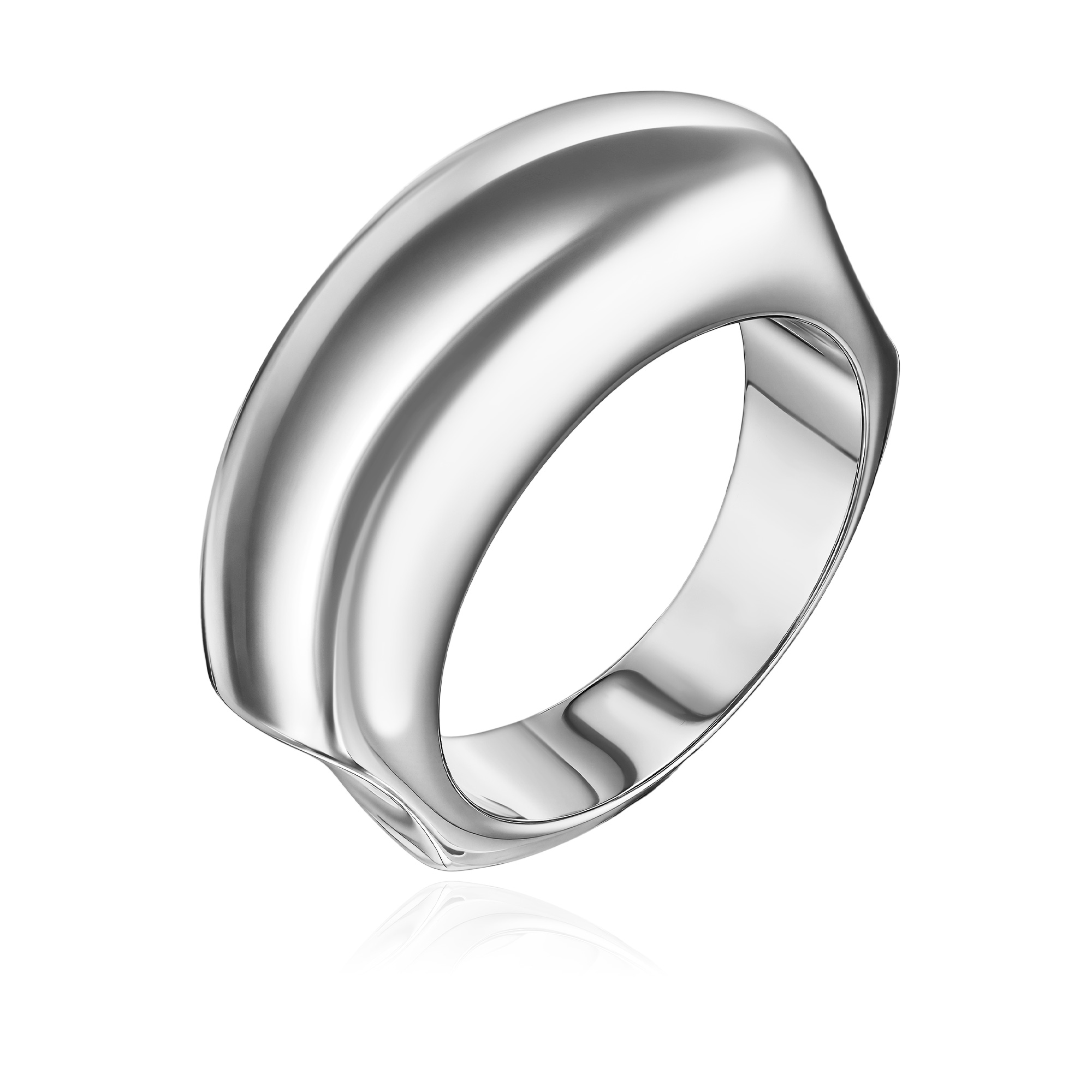 Кольцо из белого золота 