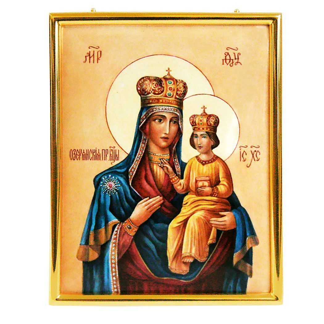 Икона «Озерянская» из серебра