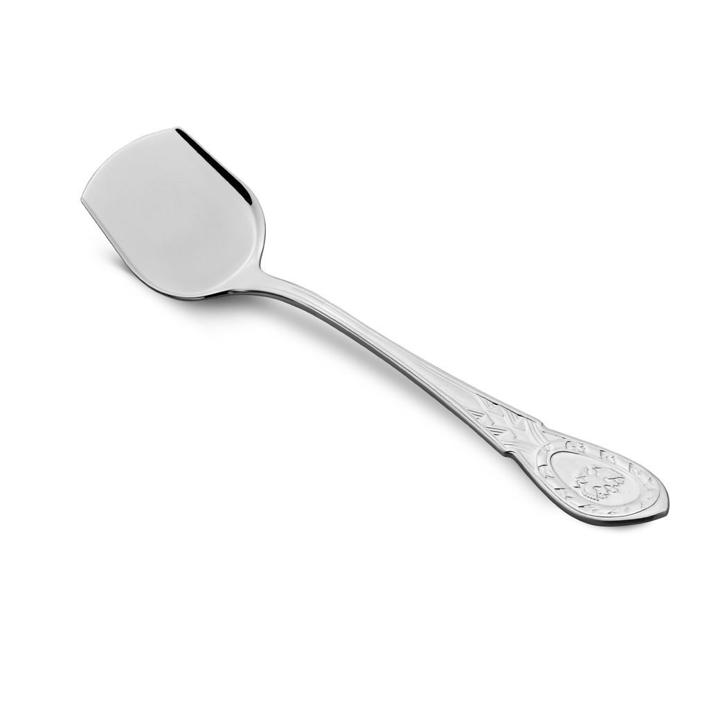 Лопатка для икры из серебра
