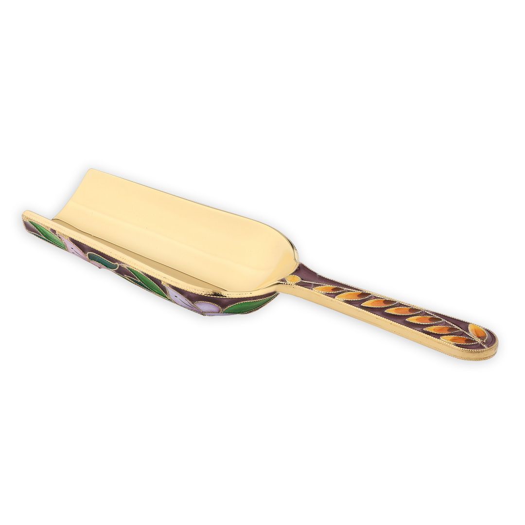 Совок для сахара «Лилии» из серебра 