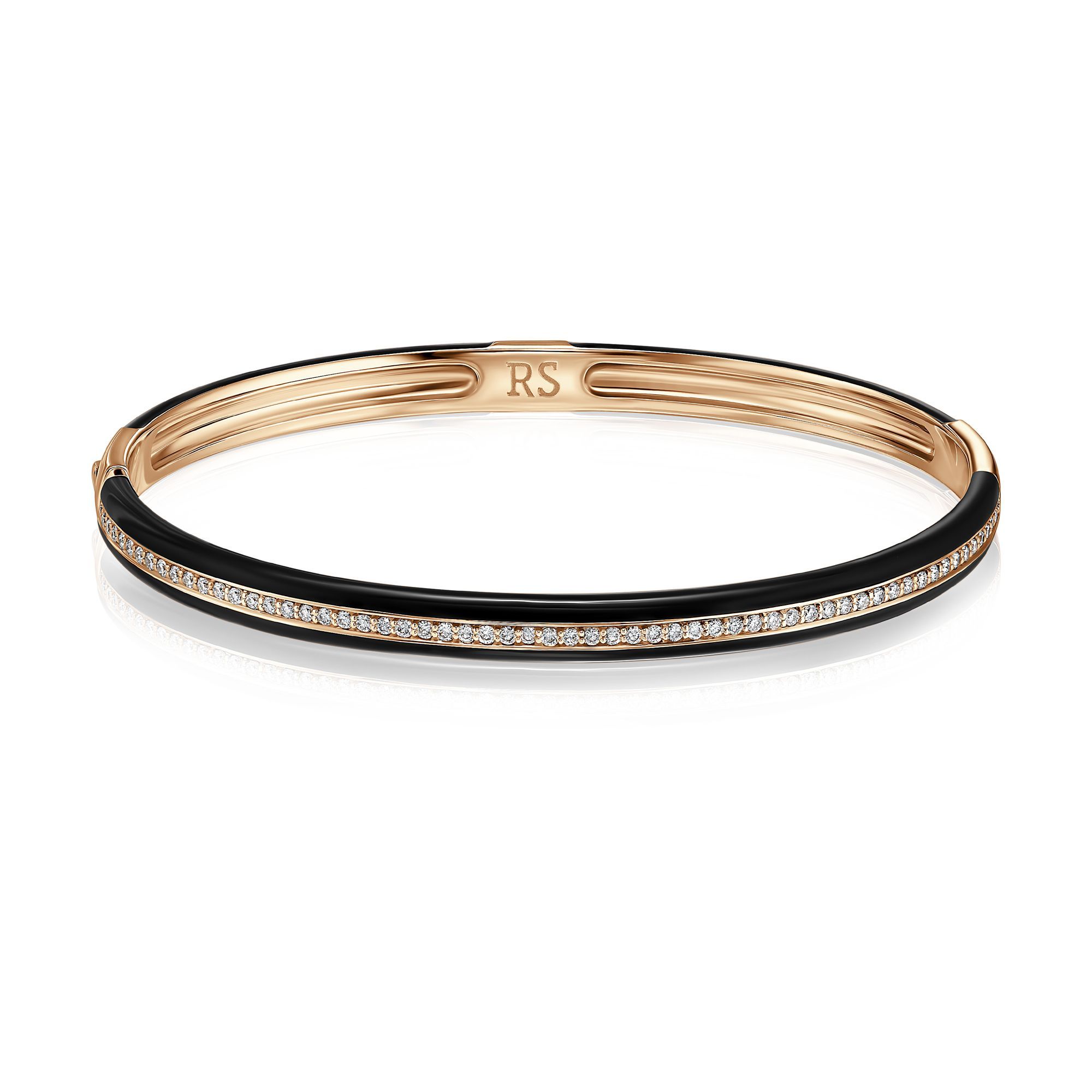 Браслет из желтого золота с бриллиантами