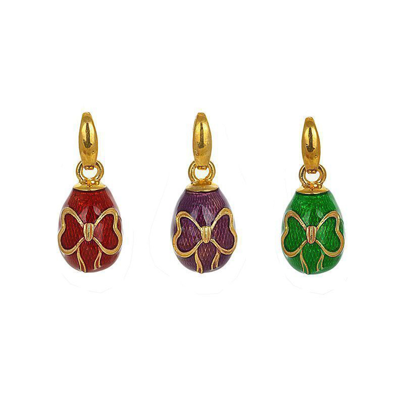 Подвеска яйцо из серебра 