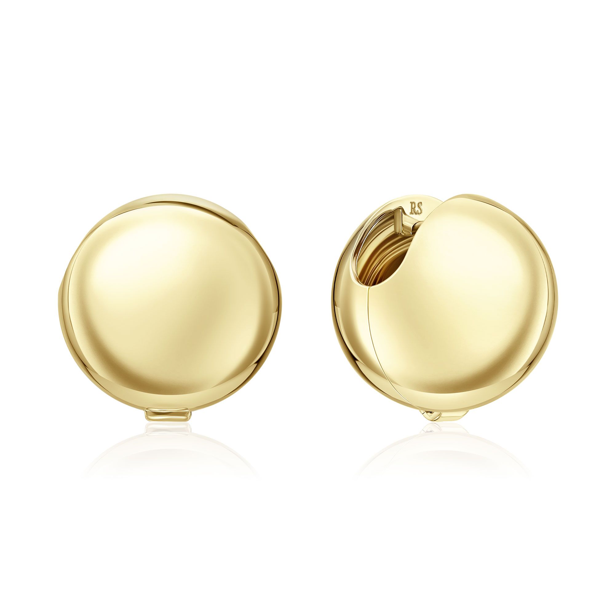 Серьги из желтого золота 