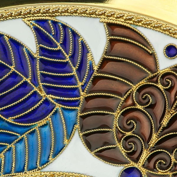 Блюдце из серебра 