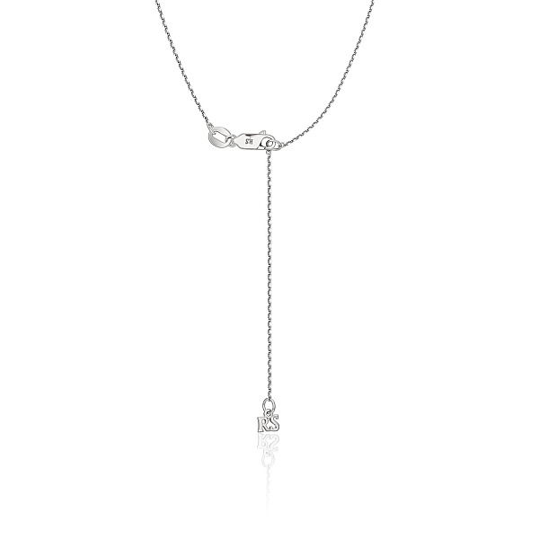 Колье из белого золота с бриллиантом