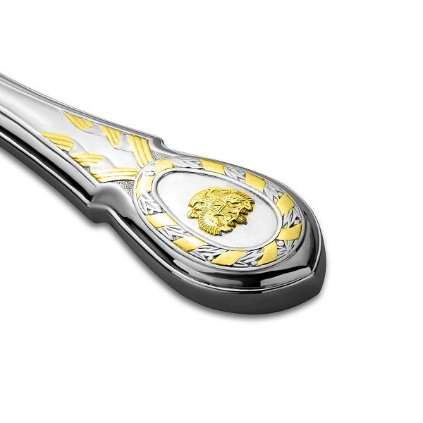 Нож для рыбы из серебра 