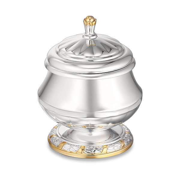 Икорница из серебра 
