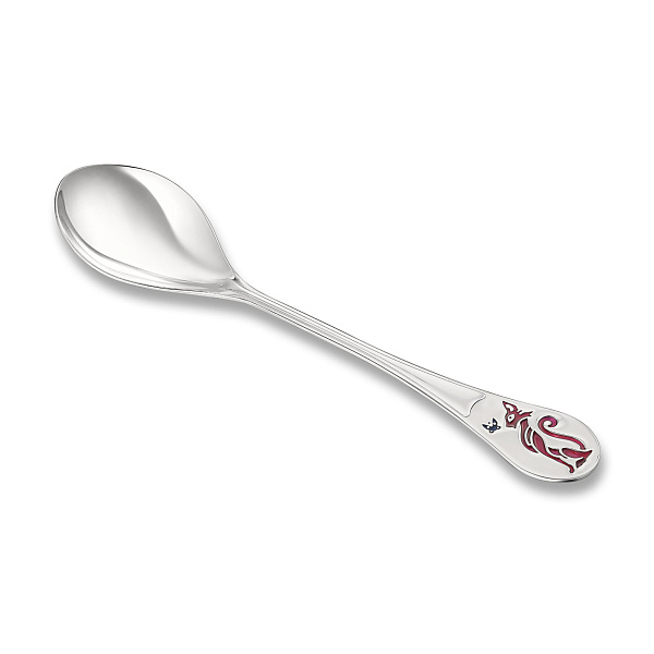 Ложка детская из серебра 