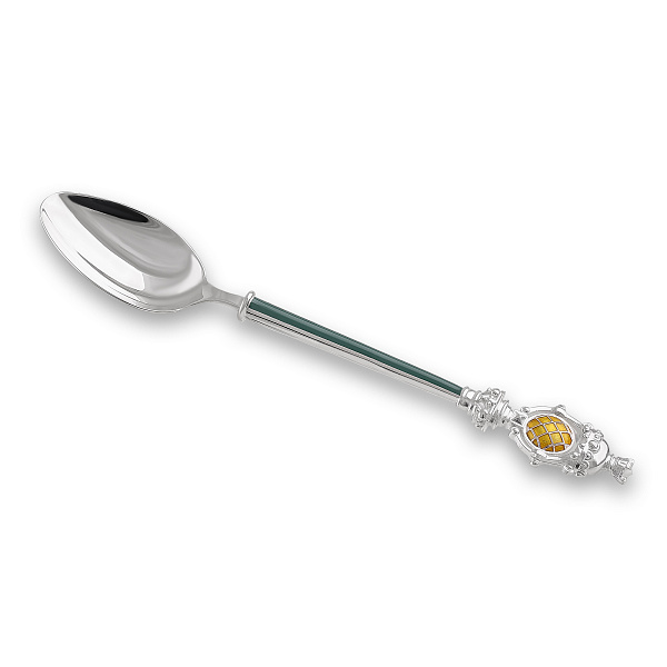 Ложка чайная «Фонарь» из серебра