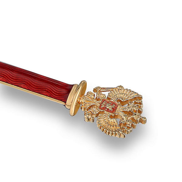 Ложка чайная «Герб РФ» из серебра