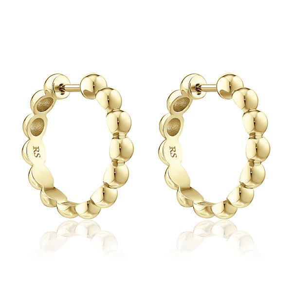 Серьги из желтого золота 