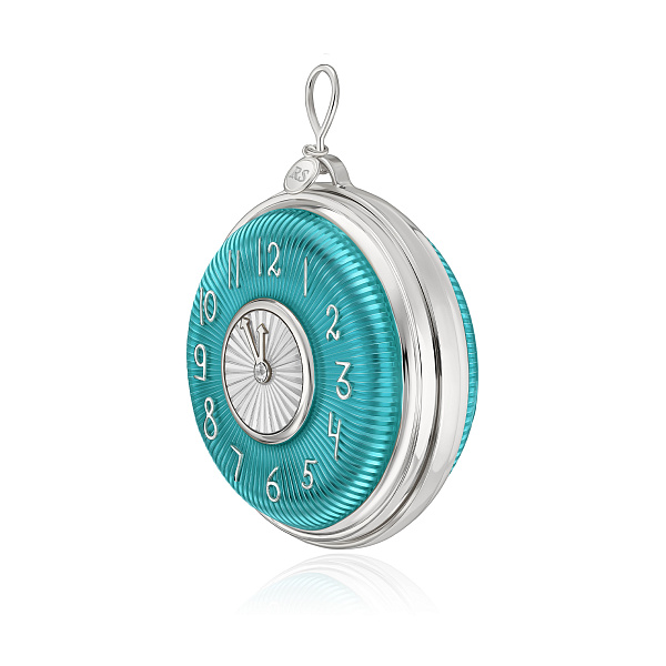 Елочная игрушка с ювелирным стеклом