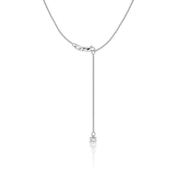 Колье из белого золота с сапфирами и бриллиантами