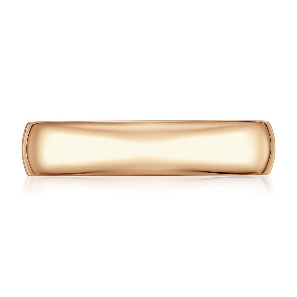 Обручальное кольцо из красного золота 