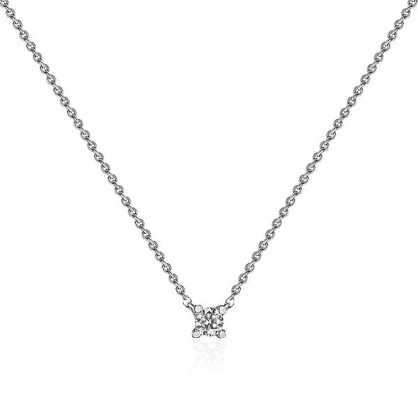 Колье из белого золота с бриллиантами