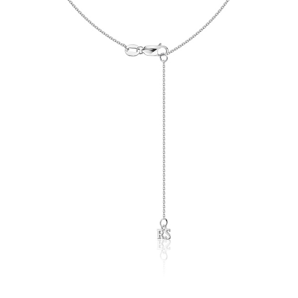 Колье из белого золота с бриллиантом