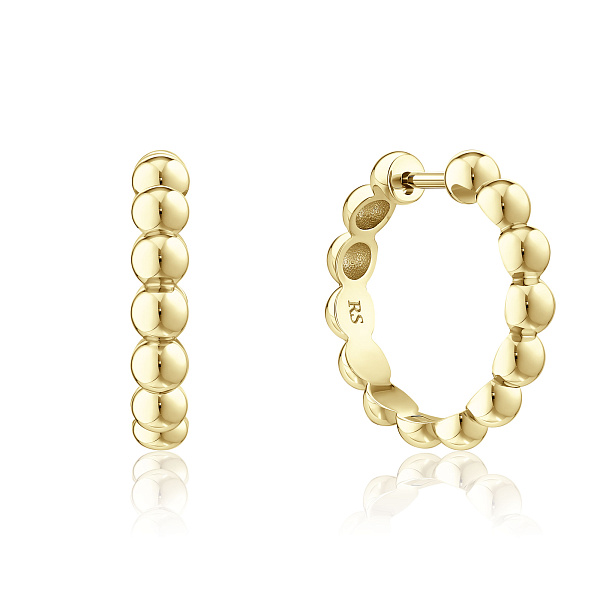 Серьги из желтого золота 