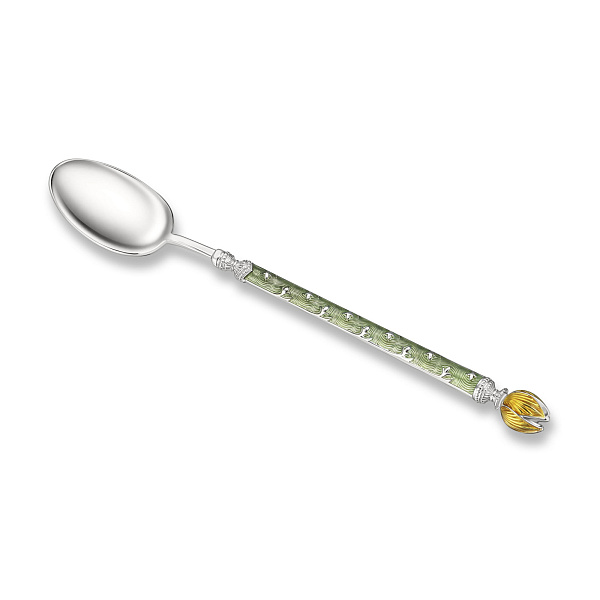 Ложка кофейная из серебра 