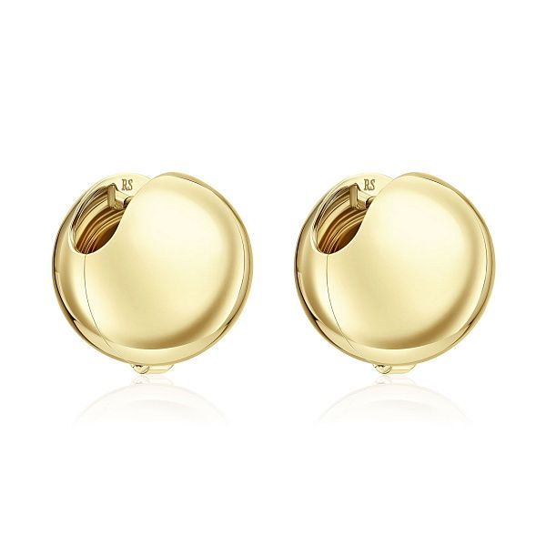 Серьги из желтого золота 