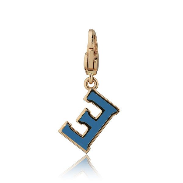 Подвеска из красного золота с бриллиантами