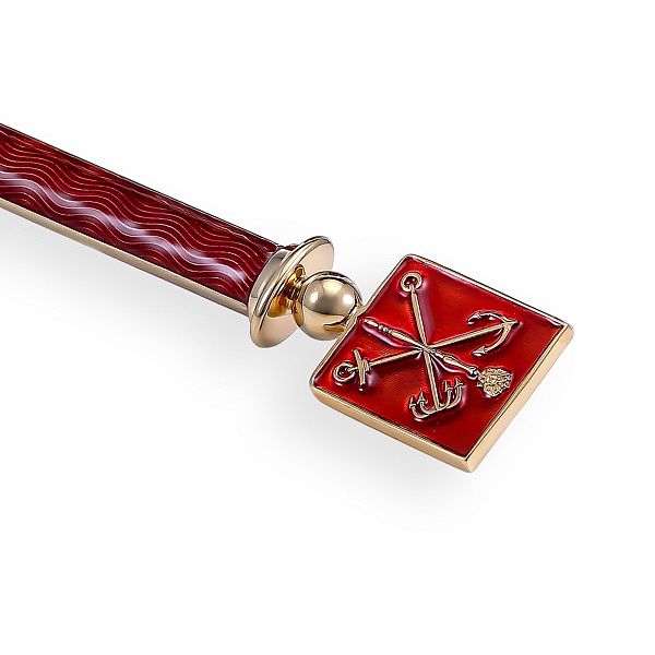 Ложка чайная «Герб Санкт-Петербурга» из серебра