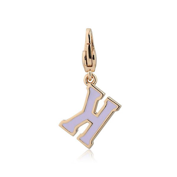 Подвеска из красного золота с бриллиантами