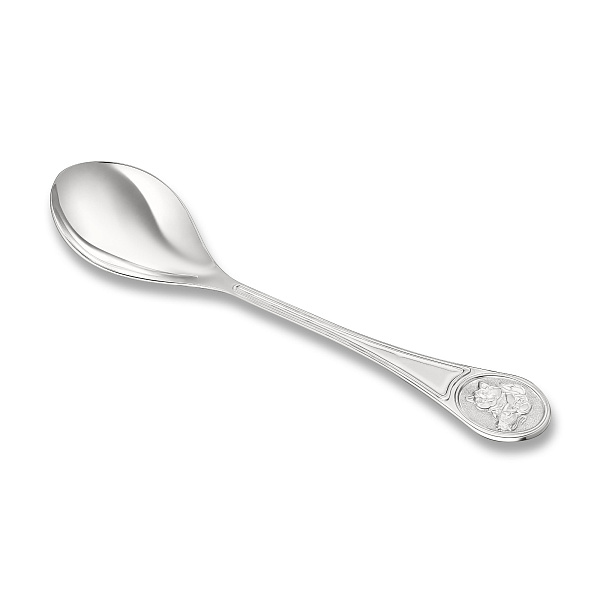 Ложка детская из серебра 