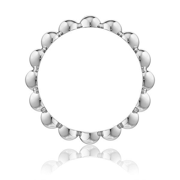 Кольцо из белого золота 