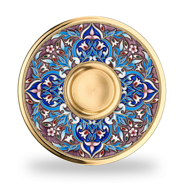 Блюдце «Аравийский» из серебра