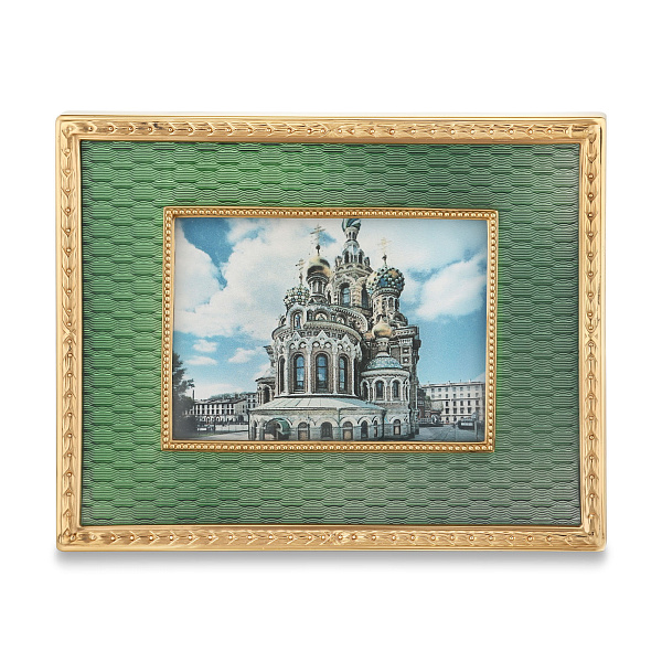 Рамка для фото с деревом и ювелирным стеклом