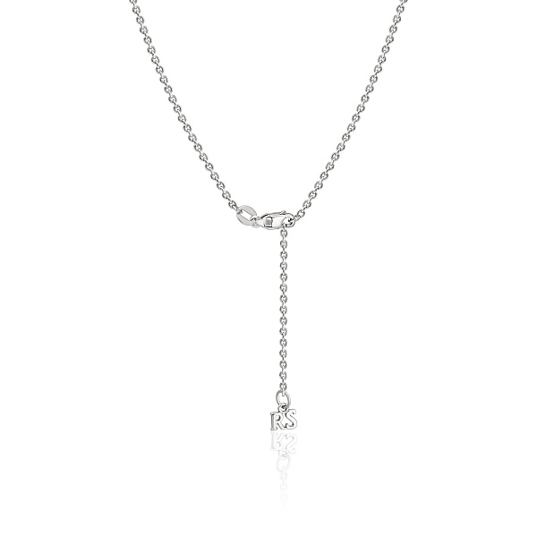 Колье из белого золота с бриллиантом